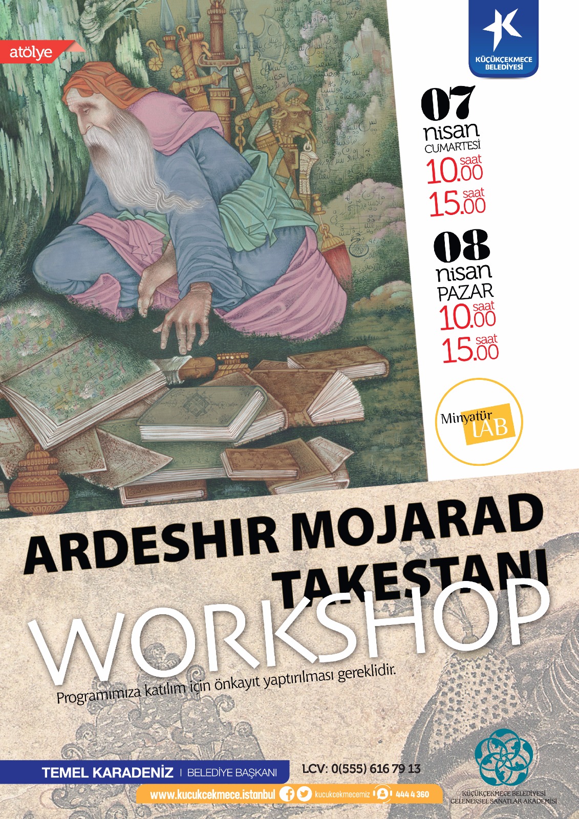 Ardeshir Mojarad Takestani Minyatür Workshop Etkinliği